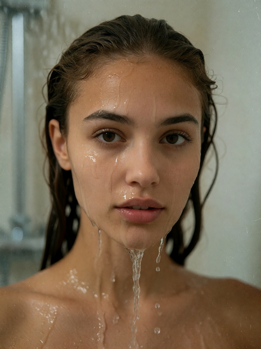 Wet Underboob Shower Solo