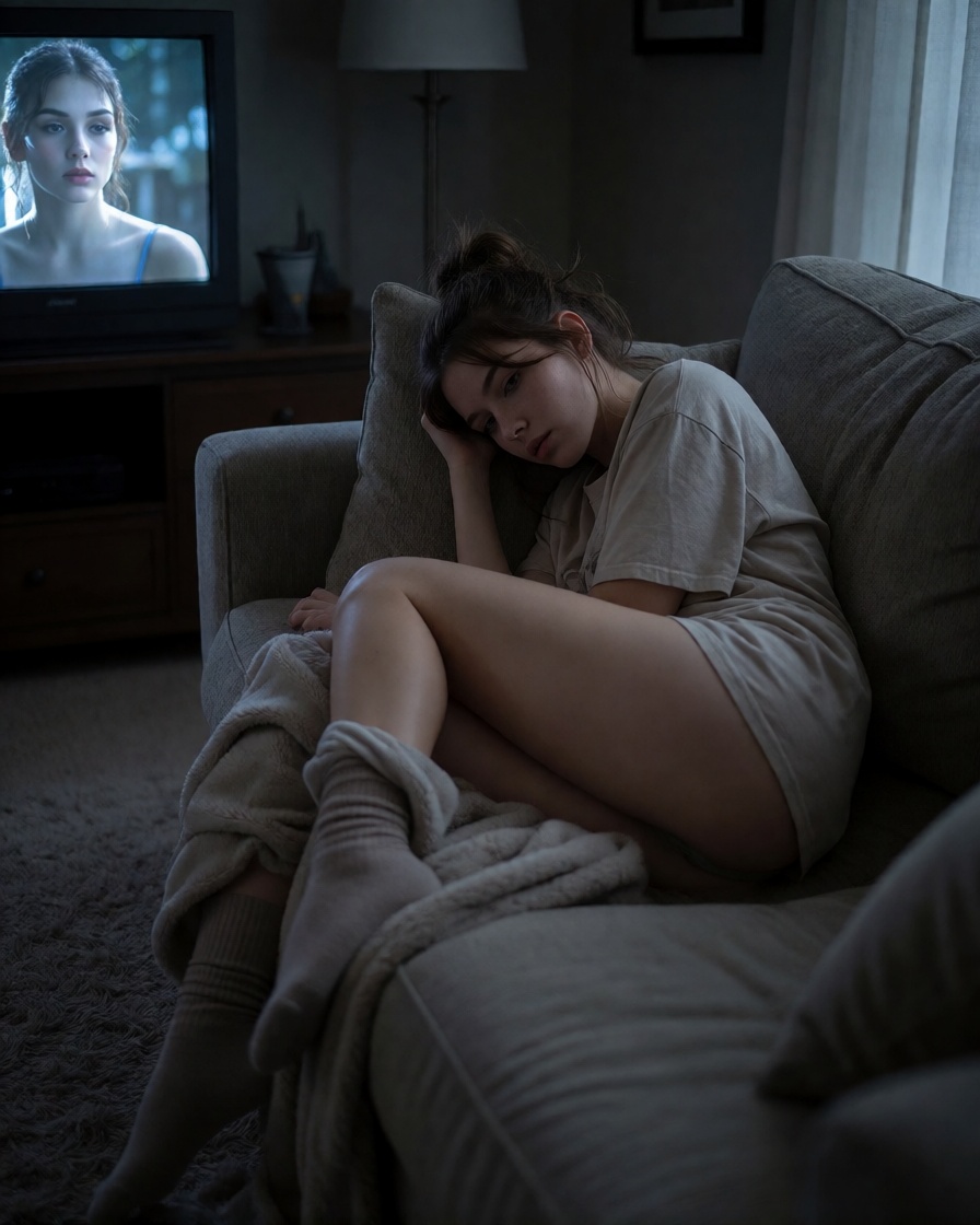Hyperrealistic ai solo girl in lingerie