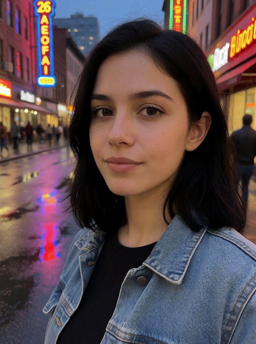 Ai porn arab woman evening city street photorealistic