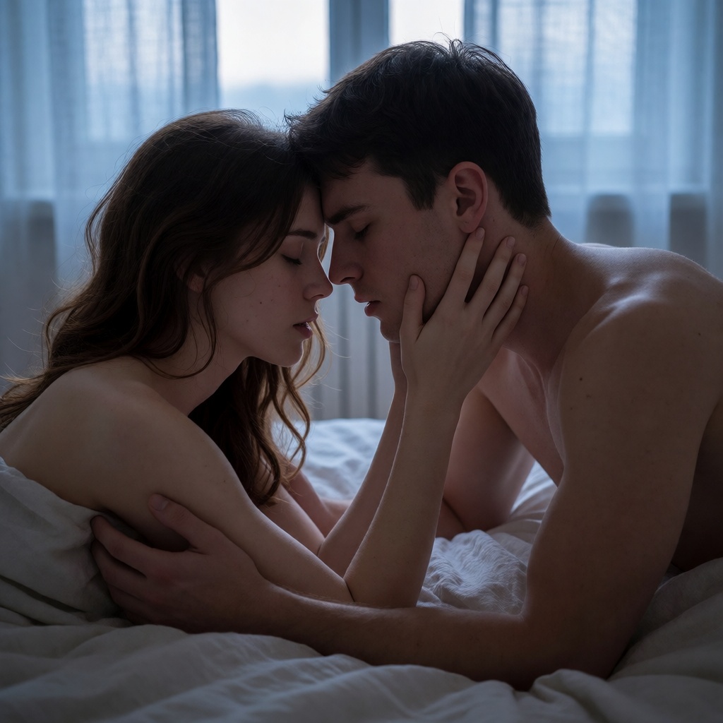 Ai porn romantic slow morning make love high detail