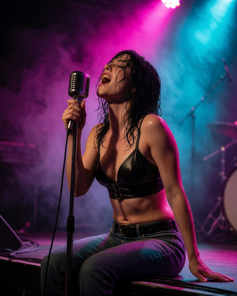 Singer Stage Performance