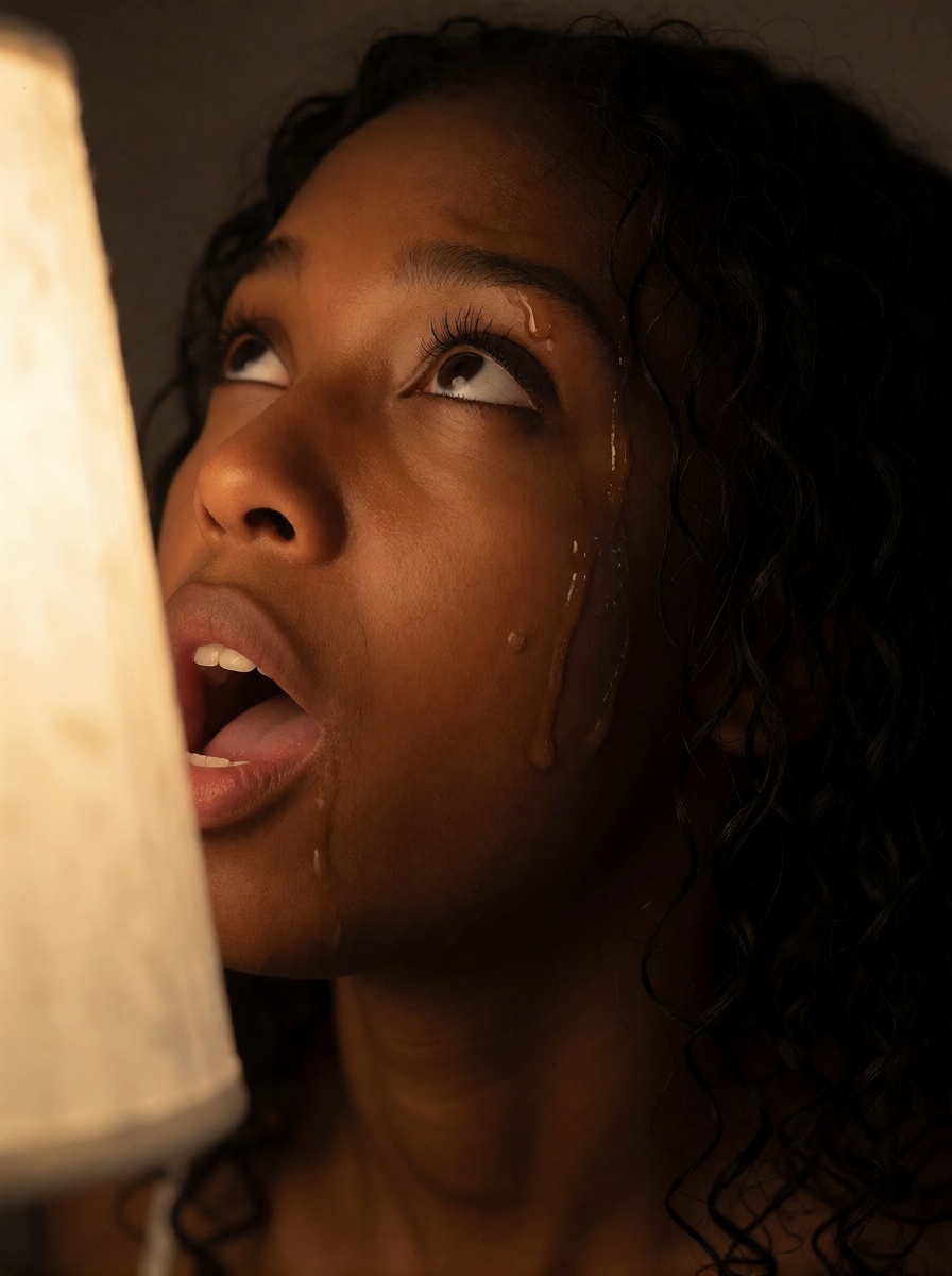 Black Woman Facial Pleasure