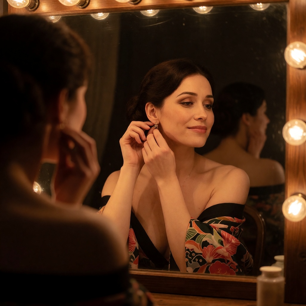 Uncensored ai celebrity lookalike stage star dressing room