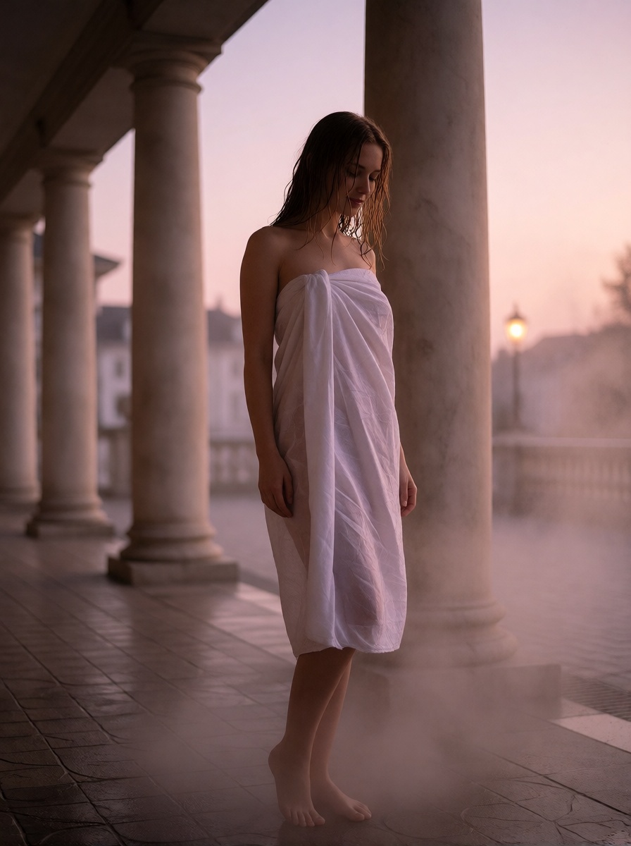 Czech Woman Spa Sheet Dawn