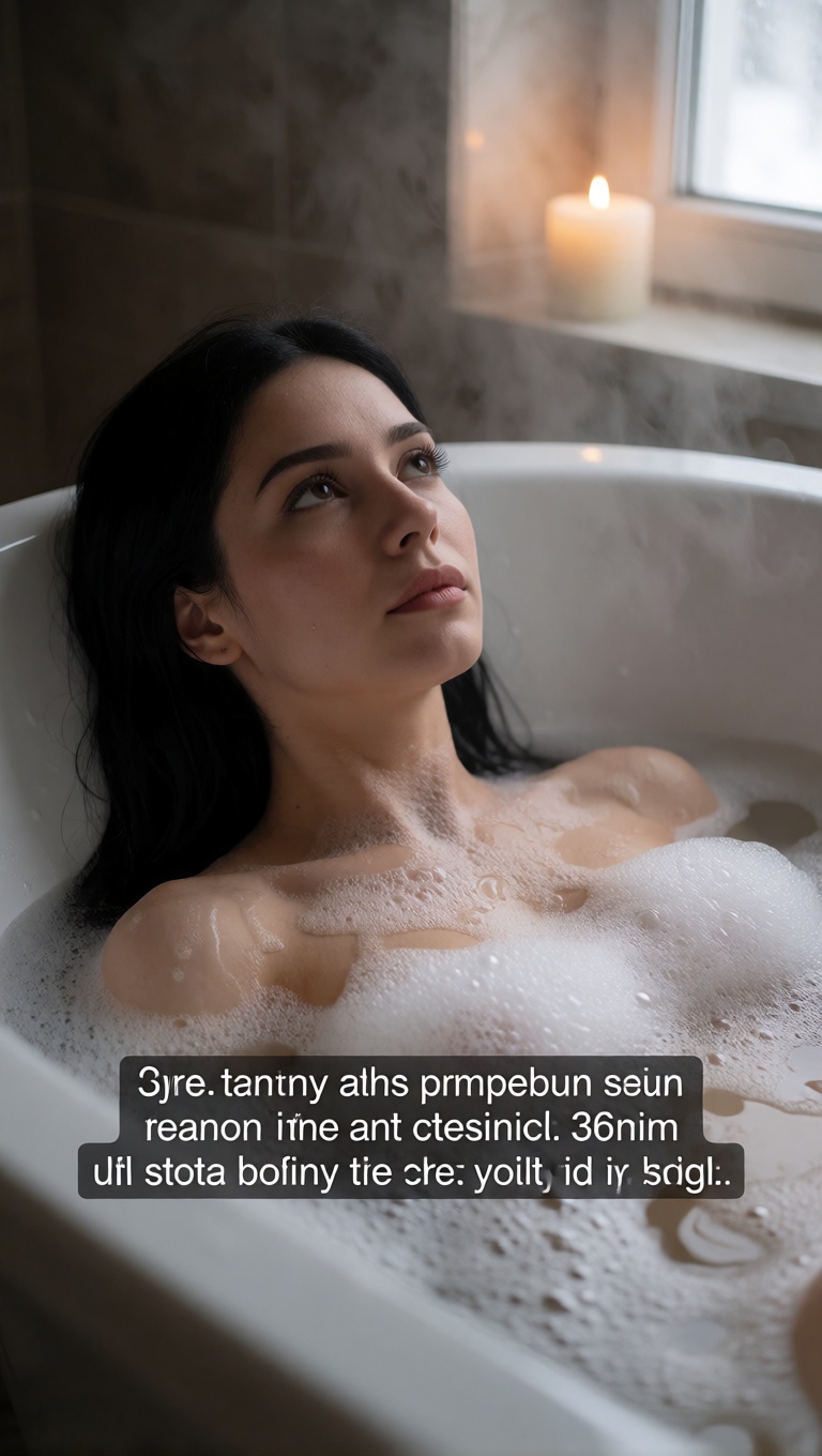 Iranian Woman Bathtub Steam