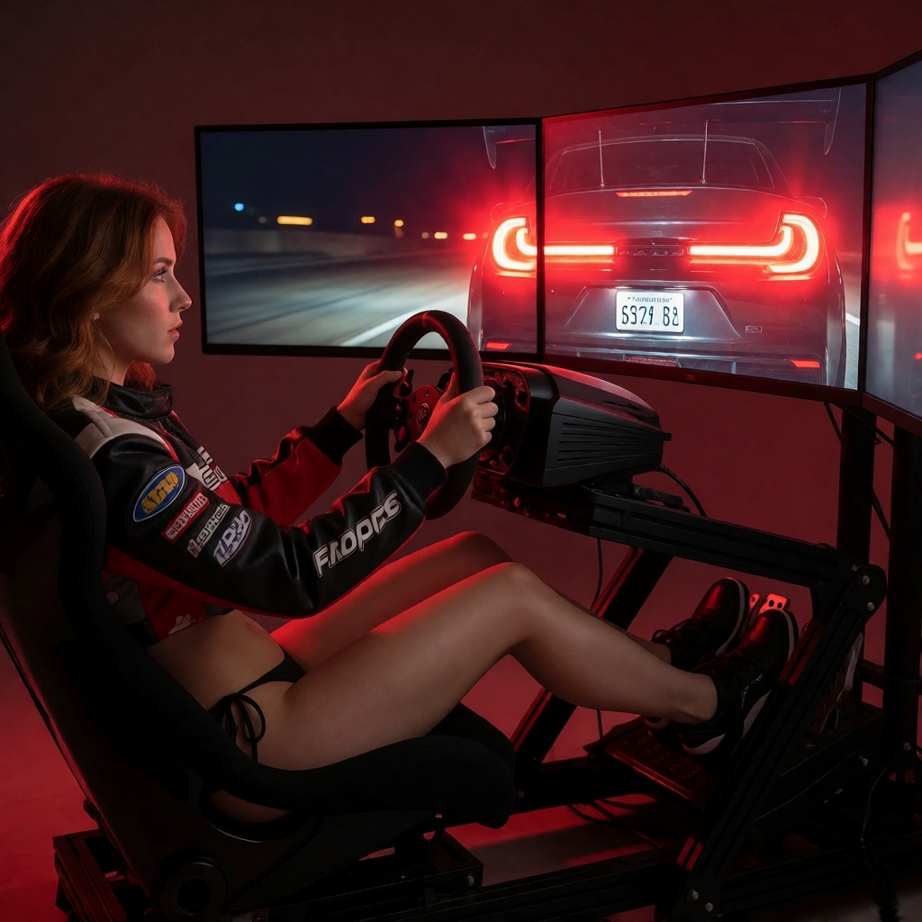 Ai nude racing sim bare feet ultra realistic